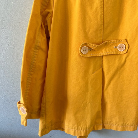 GAP Yellow Women's Trench Coat - Picture 6 of 6
